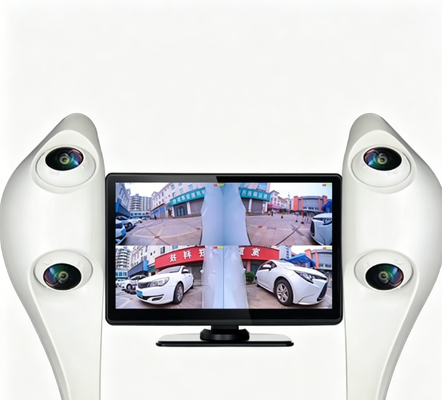 Dual Lens AHD 1080P Car Side View Camera System Monitor da 7 pollici RCA Connector Sticker Mount Safety Surveillance Kit per Suzuki Swift Hatchback