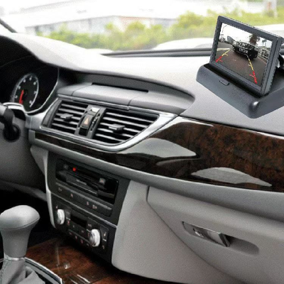 Hot Sale Mini 4.3 Inch Folding LCD Car Reversing Monitor Rear View TV Monitor for Toyota Corolla
