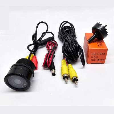 Telecamera di retromarcia per auto CVBS ad AHD 720P 1080P, telecamera di retromarcia impermeabile IR CCD da 28 mm per veicoli passeggeri VW AUDI KIA