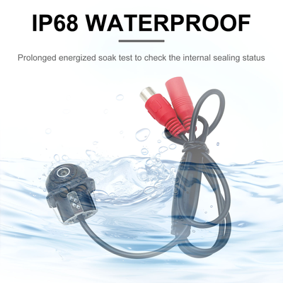 Universal 720P AHD AV CCD Small Straw Hat Reverse Camera Rear View Stereo for Cars